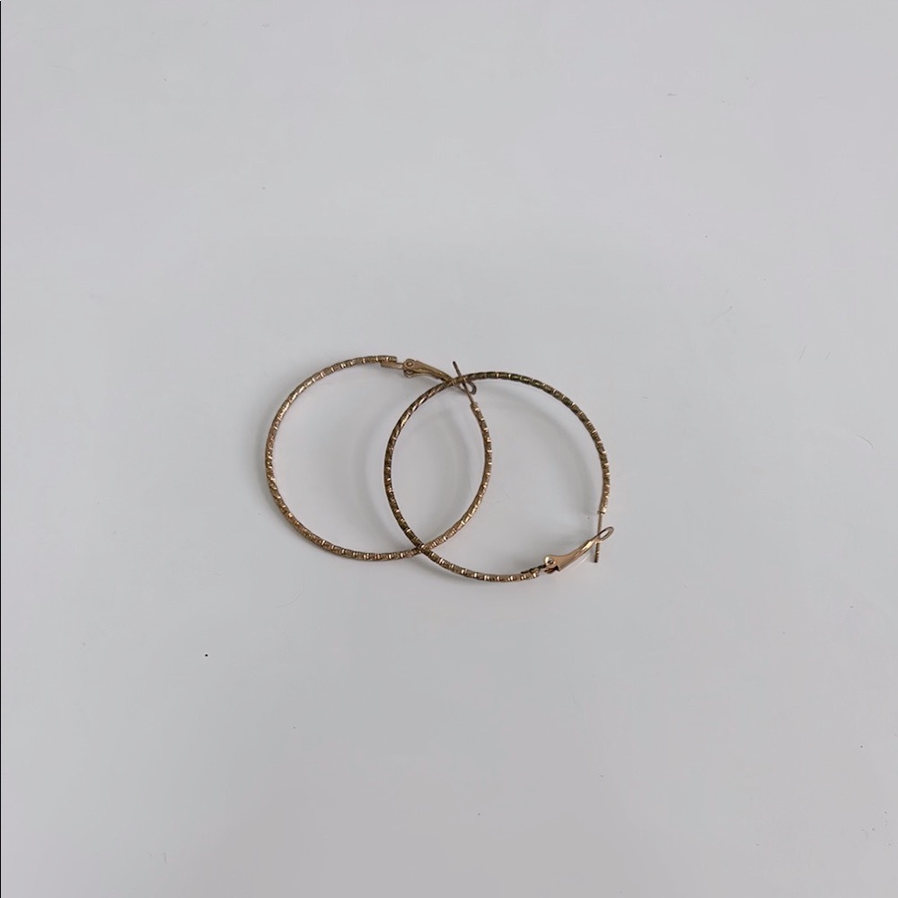 Elegant Copper Hoop Earrings
